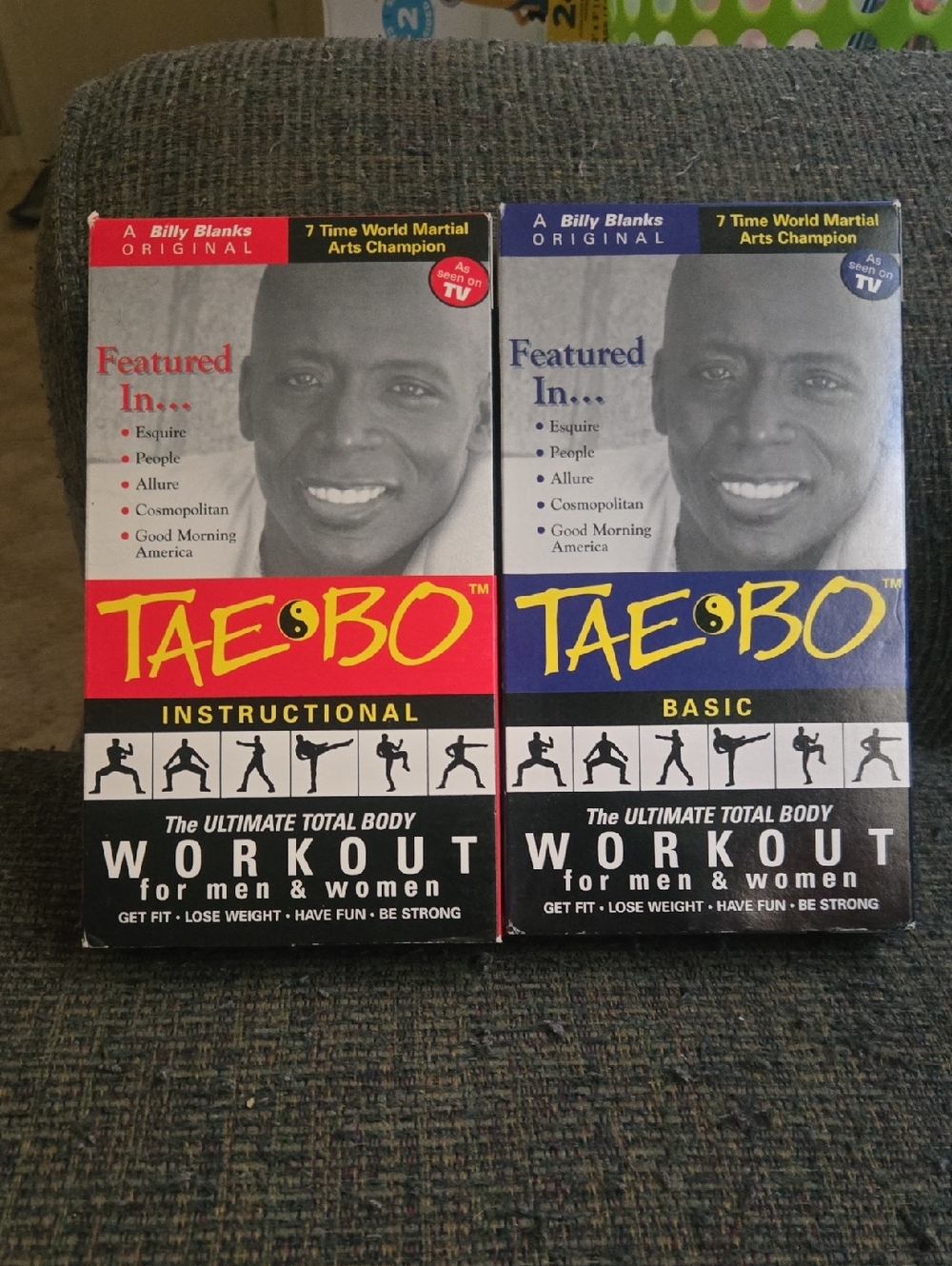 Set Of 2 Tae-Bo Workout Videos